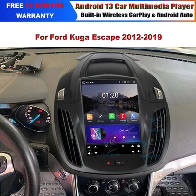 Für Ford Kuga Escape 2012-2019 Touchscreen Android Auto Radio GPS Navigation DAB - Bild 1 von 4