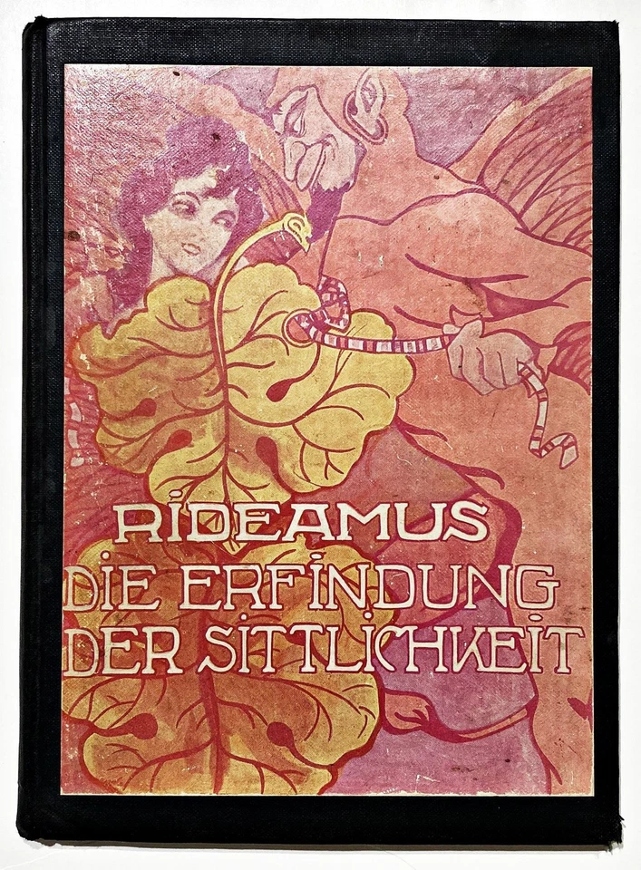 Karikatur / Rideamus/Fritz Oliven - Die Erfindung der Sittlichkeit 1910 Humor - Bild 1 von 1