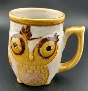 Tazza da caffè vintage GIBSON HOME OWL in gres smaltato portamatite - Foto 1 di 7