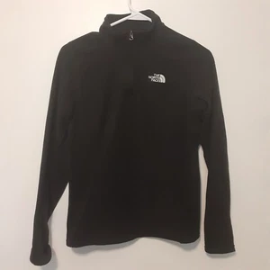 Giacca pile leggera The North Face adulto donna piccola nera 1/4 zip - Foto 1 di 7