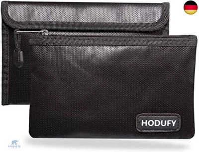 BESUCHE DEN HODUFY- 2 Stück (20 x12.7cm) Feuerfeste Taschen,Kleine Geldtasche, Brieftasche for