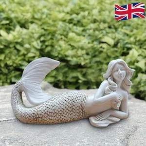 Resin Figurine Mermaid Princess Ornaments Sculpture Statue Modern Decoration - Picture 1 of 7