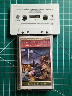 MICHAEL MARTIN MURPHEY - COWBOY CHRISTMAS COWBOY SONGS II (Cassette, 1991, WB) Foto 1 de 2