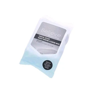 Believe Beauty Charcoal Infused Makeup Removing Cleansing Wipes Face Wipes - Picture 1 of 4