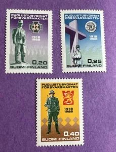 Finnland 1968 - postfrisch Scott 471-473. Ehre Finnische Landesverteidigung. - Bild 1 von 1