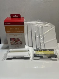 Canon RP-108 Kolorowy atrament i papier Nowy Open Box CP1000 / CP910 / CP820, 108 wydruków - Zdjęcie 1 z 4