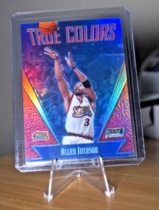 Allen Iverson *Refractor* 1999-00 Stadium Club Chrome True Colors - Picture 1 of 2