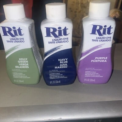 3 Different ColorRit Liquid Dye and Tint Petal All Purpose Concentrated 8 Fl Oz - Image 1 of 2