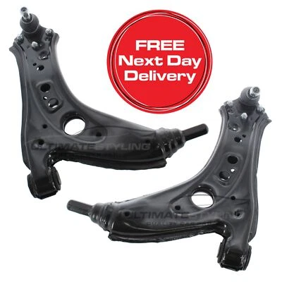 Seat Cordoba 2002-2006 Steel Front Lower Wishbone Arms Pair Drivers & Passenger - Image 1 of 4