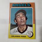 1975 Topps Baseball Orlando Pena #573 Angels