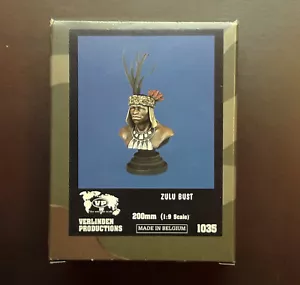 Original Resin Bust of Zulu Warrior - Verlinden (1035) - RARE OUT OF PRODUCTION  - Picture 1 of 2