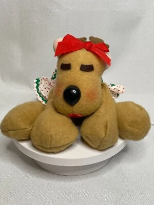 1984 Hallmark Rhonda Reindeer Mini Plush 5" Stuffed Rodney Friends Christmas  - Image 1 of 4