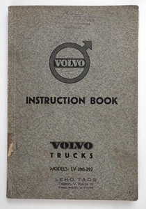 Volvo Trucks 1939 libro de instrucciones modelos manuales antiguos LV 280-292 ilustrado - Imagen 1 de 16