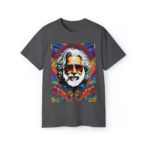 Camiseta Jerry Garcia Grateful Dead psicodélica unisex ultra algodón Grateful Dead - Imagen 1 de 49
