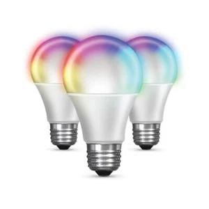 Feit Electric Smart Light Bulbs with RGB Color Changing and Tunable White, - Picture 1 of 8