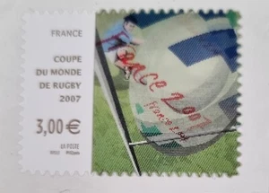 2007 France Stamp Self Adhesive No. 4080 World Cup Rugby Lenticular New - Picture 1 of 2