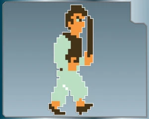 STICK BOSS from Kung-Fu Vinyl Decal #1 Car Truck Laptop Arcade Sprite Sticker - Picture 1 of 1