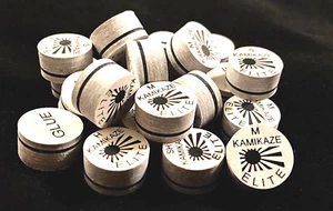 NEU...Kamikaze ELITE mehrschichtige Queue-Spitzen 14 mm (Mix) (10 Spitzen) schneller Versand. - Bild 1 von 3