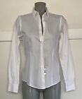 BROOKS BROTHERS 346 Ladies Size 2 White Long Sleeve All Cotton Button Up Blouse