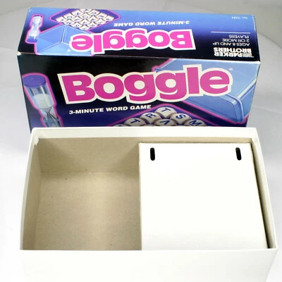 ORIGINAL REPLACEMENT PART Boggle BOX ONLY Parker Brothers Game 1983 0384 - Image 1 of 4