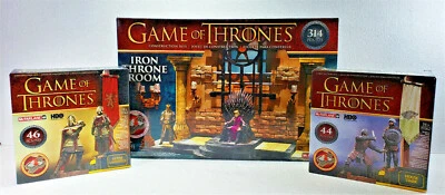 McFarlane Toys Game of Thrones Iron Throne Room Construction 3 Set Bundle - NIB - Image 1 of 4