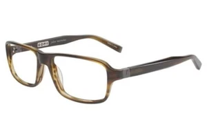 John Varvatos Eyeglasses John Varvatos V340 AF 55mm Olive Horn - Made in Japan - Picture 1 of 2