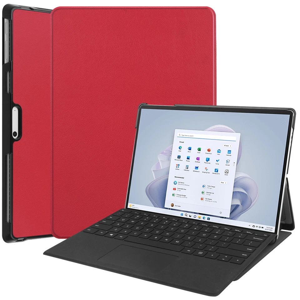 For Microsoft Surface Pro 9/8/7/6/5/4/Go/Go2/Go3 Tablet Case Smart Folio Cover - Image 1 of 4