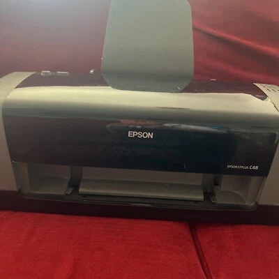 Epson Stylus C48 A4 Colour Inkjet Printer C11C575701CA - Image 1 of 4
