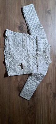 Roberto Cavalli Chaqueta Satén Cremoso, Talla 12 Foto 1 de 4