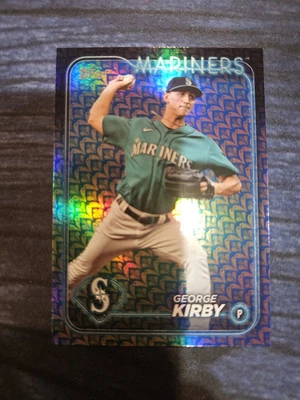 2024 Topps Series 1 - George Kirby #75 Holiday - Image 1 of 2