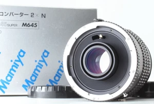 [COMO NUEVO en Caja] Teleconvertidor Mamiya M645 Lente 2X N para 645 Pro TL Super JAPÓN - Imagen 1 de 9