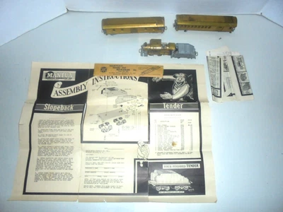 HO VINTAGE MANTUA TRAIN PASSENGER SET BRASS - Image 1 of 4