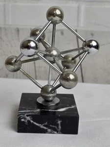 Atomium Souvenir Metal Monument Marble Paperweight - Picture 1 of 8