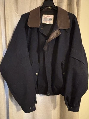 Chaqueta Tuff Hedeman Campeón del Mundo Bull Rider de Cripple Creek Para Hombre Mediana Azul Marino Foto 1 de 4