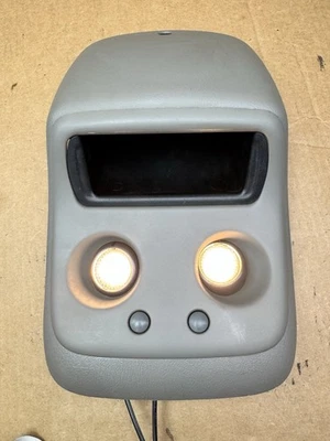 Chevrolet Silverado GMC Sierra 99-06 consola superior mapa luces almacenamiento gris Foto 1 de 4