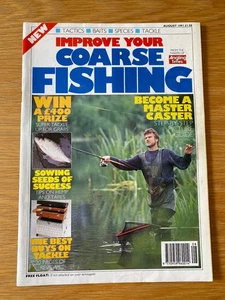 Improve your Coarse Fishing Magazine - August 1991 (Chris Yates, Barbel, Tares) - Picture 1 of 5