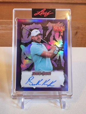 2025 Leaf Metal Halloween Brooks Koepka BATS  AUTO AUTOGRAPH 1/1 - image 1 of 2
