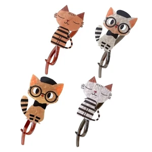 1PC Cats Shaped Hair Accessory Acrylic Hairpin Strong hold Perfect For Daily Use - Picture 1 of 12