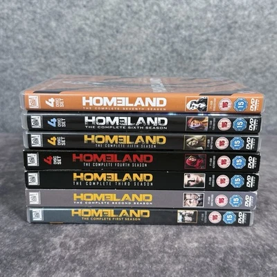 Homeland Seasons 1-7 DVD Box Set - Drama Thriller Series Bundle UK Region 2 - Image 1 of 3