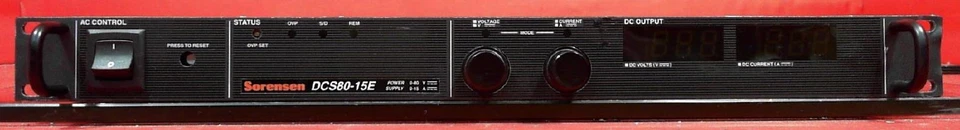 Sorensen DCS80-15E 80V, 15A, 1.2 kW, Programmable DC Power Supply - Image 1 of 1