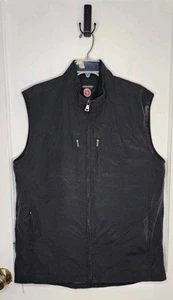 SCOTTeVEST Sev Travel Vest Mens Large Tall Tec Pockets Full Zip Utility Black - Picture 1 of 13