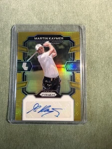2024 Prizm LIV Golf Martin Kaymer GOLD Prizm Auto 7/10 SSP Cleeks - Picture 1 of 3