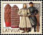 Lettonie 2004 (16) Mitaines de Lettonie - Costumes nationaux en hiver - Piebalga