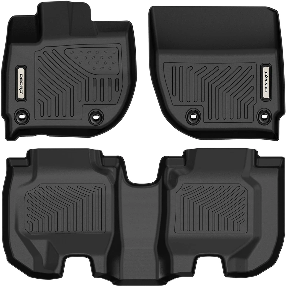 OEDRO Floor Mats for 2016-2022 Honda HRV Front & Rear TPE Liners  All-Weather Foto 1 de 4