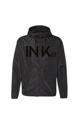 Nuevo Ink Addict Tinta Chaqueta Cortavientos Negro/Negro SMALL-3XLARGE Tatuaje - Imagen 1 de 2