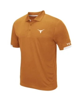 Men's Colosseum Orange Texas Longhorns Santry Lightweight Polo Size XXL NWT - Picture 1 of 16