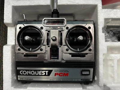 Excellent Futaba Conquest 72mhz PCM RC Remote Control Airplane Transmitter Ch 54 - Image 1 of 2