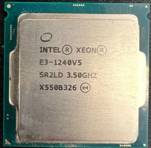 Intel Xeon E3-1240 v5 SR2LD 3.5GHz 8MB Quad Core LGA1151 CPU Processor W1-1(16) - Picture 1 of 1