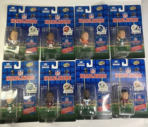 Lote de 8 cabezas de cartel vintage 1996 nuevo en paquete Corinthian NFL incluye: Aikman Elway Rice etc. - Imagen 1 de 10