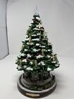 Thomas Kinkade Heart Of Christmas Tabletop Tree with Lights, Motion and Music
